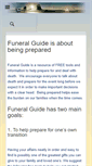 Mobile Screenshot of funeralguide.co.za